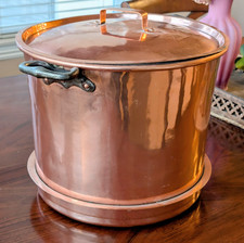 Large 30 Qt Copper Jam Pot