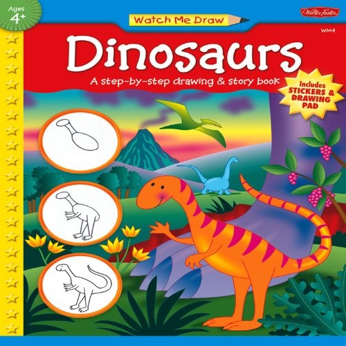 Dinosaurs watch draw - dinosaurs,