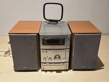 Sony CMT-CPX1 Micro Hi-Fi Bookshelf Stereo System CD/Tape/FM/AM No Remote