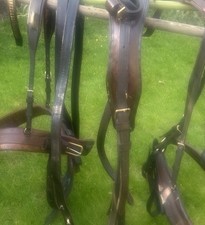 Brown Leather Driving Harness