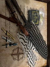 Feather Pen Set 1502 World Map