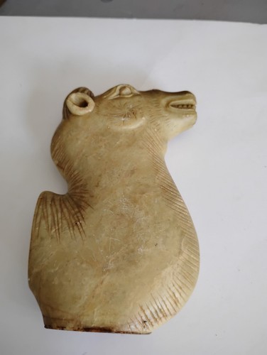Large antique soapstone - antique,
