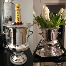 Vintage silver plated urn vase