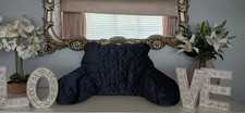 Cuddle Cushion Luxury Quilted Velour Piped Trim W59cm L45cm H35cm