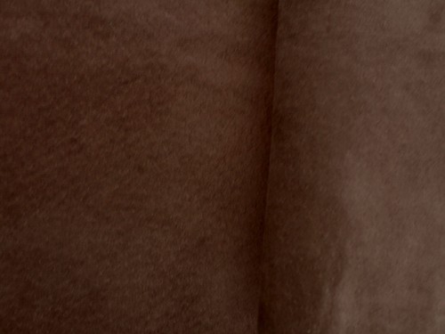 Dark brown pigskin suede - brown,