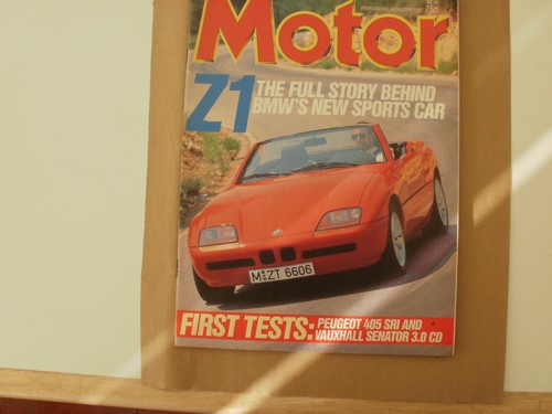 Motor 1987 bmw vauxhall - 1987.bmw, z1.vauxhall