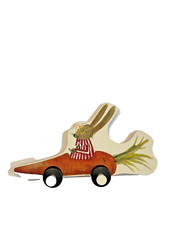 Kids wall hanger hook hat coat  IKEA Hip Bunny Rabbit Carrot Car Anthropomorphic