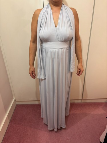 Bridesmaid dress silver - dress,