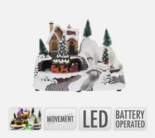 Christmas Scene with Moving