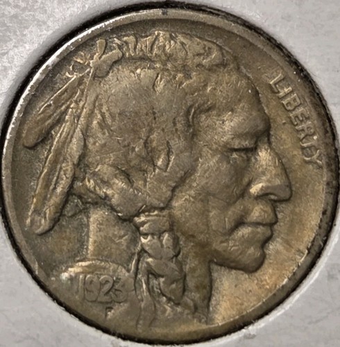 1923 buffalo nickel - 1923, s