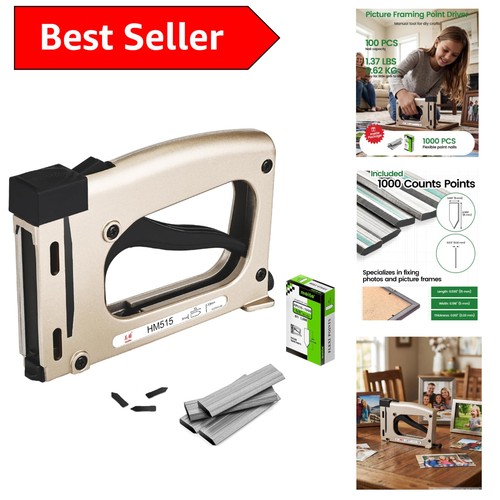 Aluminum picture frame stapler - picture,