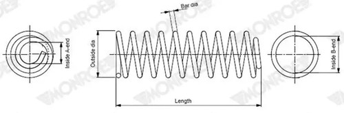 Suspension spring coil - spring,