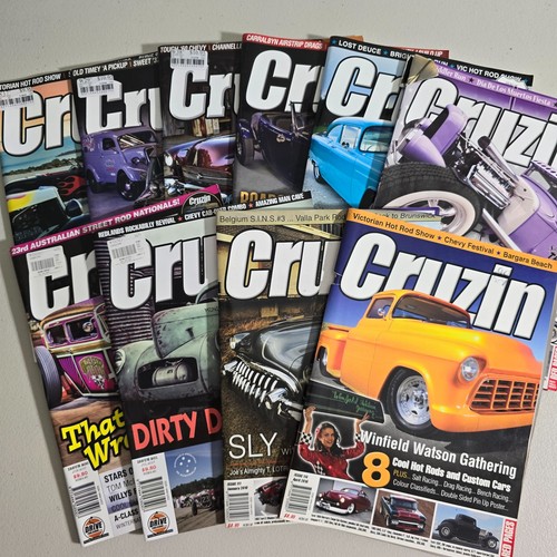 Cruzin magazines 10x issues - magazines,
