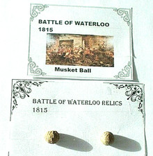 BATTLE WATERLOO 1815 Relics  SHOT/BALL Napoleonic Wars Genuine COLLECTION