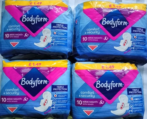 Bodyform packs 10 maxi - bodyform,