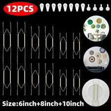 12PCS Decorative Plate Hangers