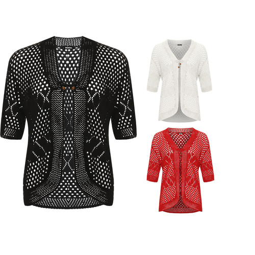 Women plus crochet knitted - women's,