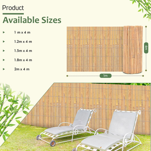 Bamboo slat screening roll - screening,