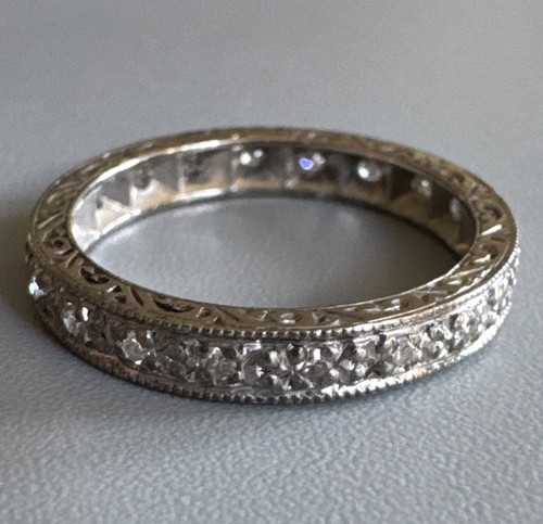 Antique art deco 18ct white - antique,
