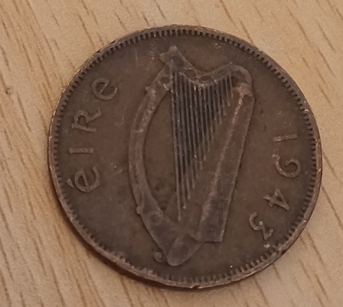 Ireland half penny coin 1943 - ireland,