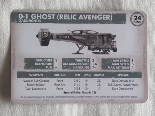 Ghost relic avenger white - avenger',