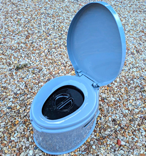Portable compact gravity flush - portable,