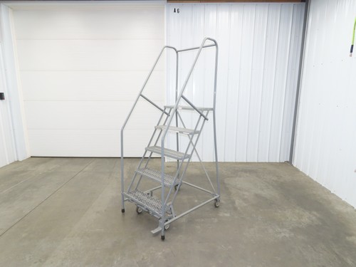 Cotterman metal rolling ladder - rolling,