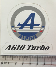 Sticker/decal, Renault Alpine