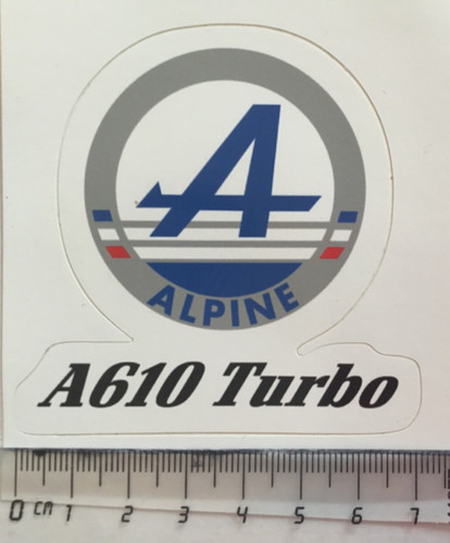 Sticker decal renault alpine - sticker/decal,,