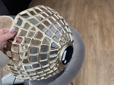 Sierra Large Decorative metal mesh Bowl