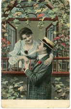 French Lovers At The Windows