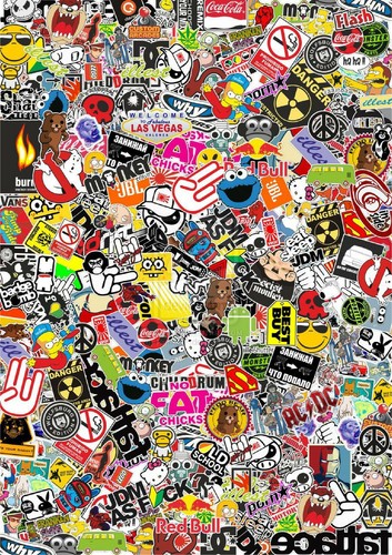 Sticker bomb sheets jdmm - 3,