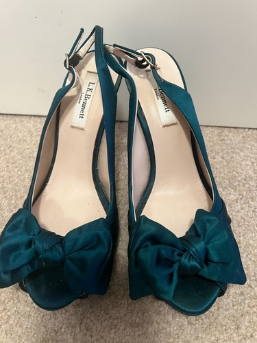 Bennett emerald green satin - emerald,