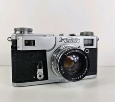 Kiev 4A With Jupiter 8M 53mm F2 Lens, Made In USSR Kiev Camera Contax Clone