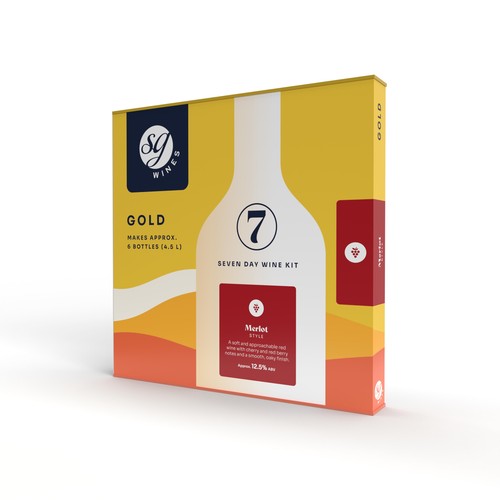 Wines gold merlot - sg, red