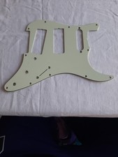 Parchment Stratocaster Pickguard 2x Humbucker Plus Single Coil Cut Out 12 Hole