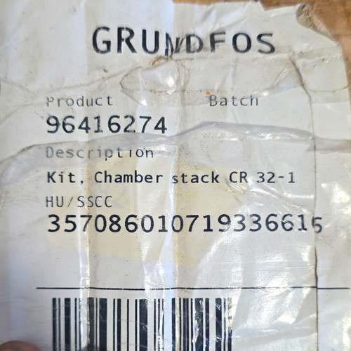 Grundfos 96416274 chamber - 96416274,