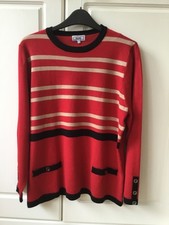 LADIES TEXT RED WITH BLACK &