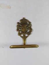 Vintage Peerage Brass Coat 1930s Hook