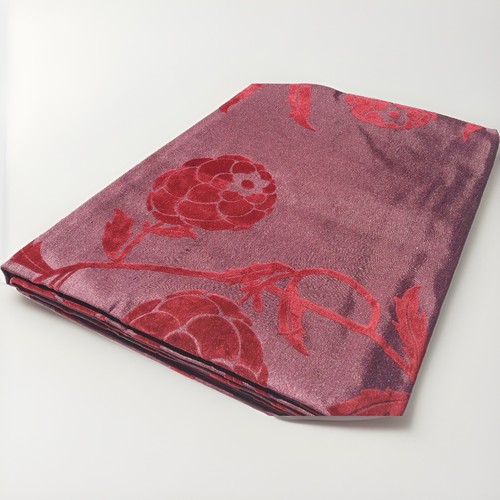 Plum faux silk - silk, ring