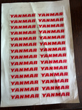 Yanmar engine decal Motorboat