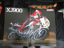 YAMAHA 80S COLLECTION POSTER BROCHURE XJ900 RD350LC YZ490 XT600Z TENERE ITALIAN 