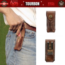 TOURBON Leather Pocket Knife