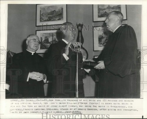 1949 press photo mayor william - press,