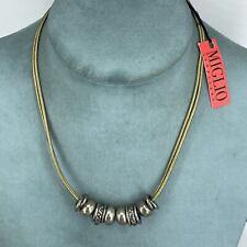 Miglio necklace green faux