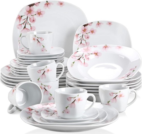 Piece dinner set pink - 30-piece,