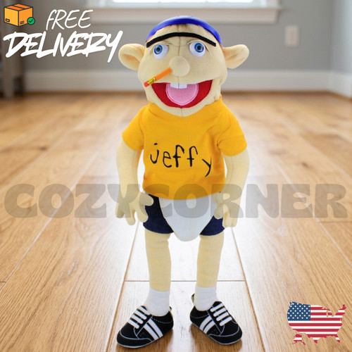 Large 60cm jeffy hand puppet - large,