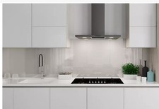 Alusplash Splashback Warm Grey and Petrol Blue 900 X 800mm 