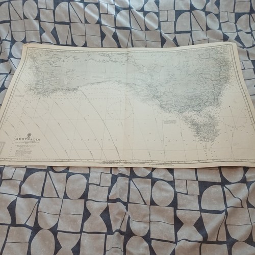 Vintage 1947 admiralty - admiralty, chart