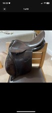 Don Burrell English leather pony saddle 15.5” 8” D To D